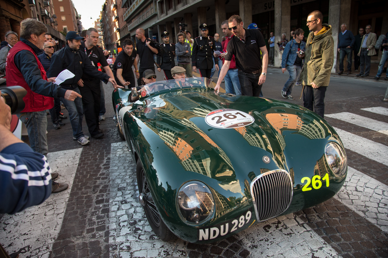 Illustration for article titled This Was Jaguar At The Mille Miglia